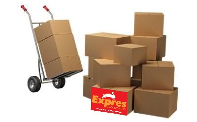 Cajas preparadas para una mudanza